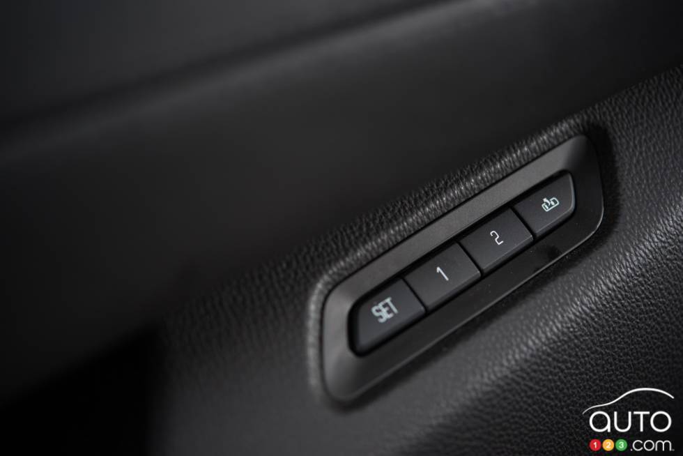 Détail intérieur du Cadillac Escalade 2016