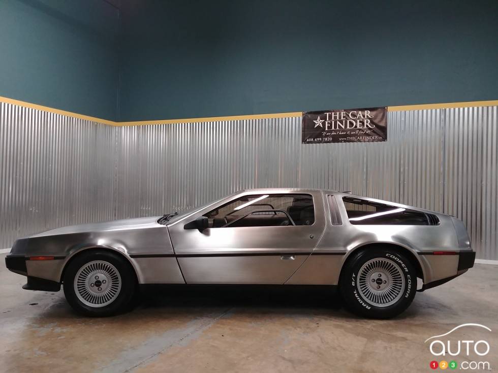 A 1981 DeLorean DMC 12 is for sale