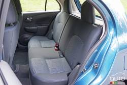 2016 Nissan Micra SR rear seats