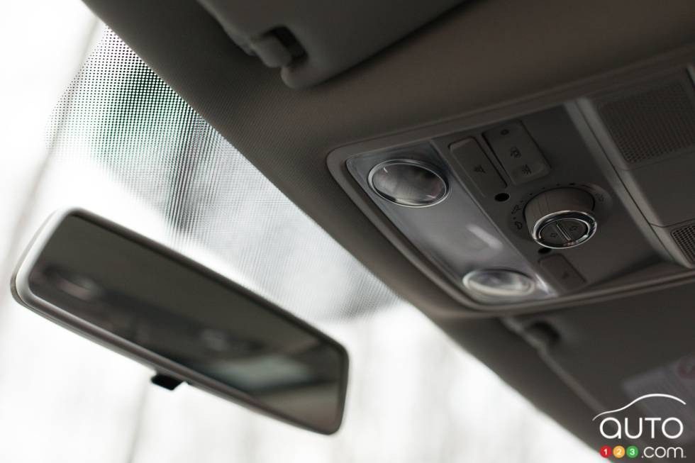 Commandes sur la console au pavillon