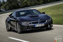 Front view of the BMW i8