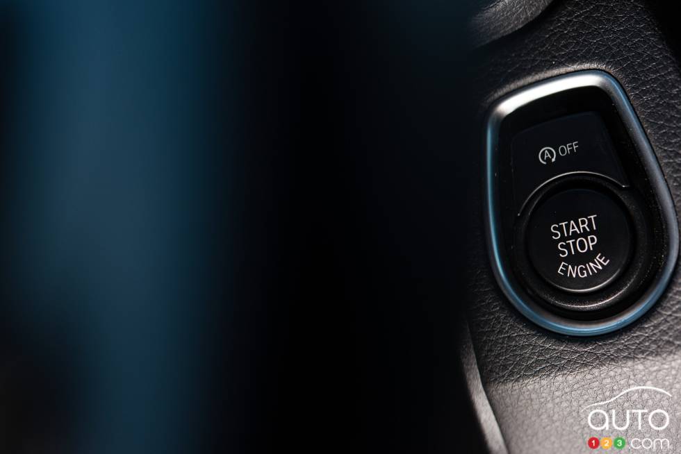 Start and Stop engine button