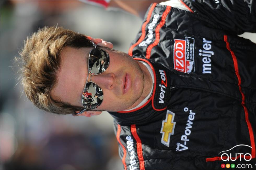 Will Power, Team Penske in the pits