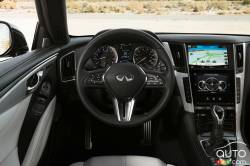 2017 Inifiniti Q60 steering wheel