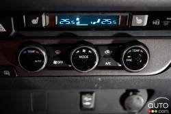 2016 Toyota Tacoma V6 TRD climate controls