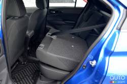 Folding rear bench seat