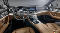 Habitacle du conducteur de la Mercedes-Benz E class 2017