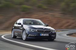 2017 BMW 5 series driving