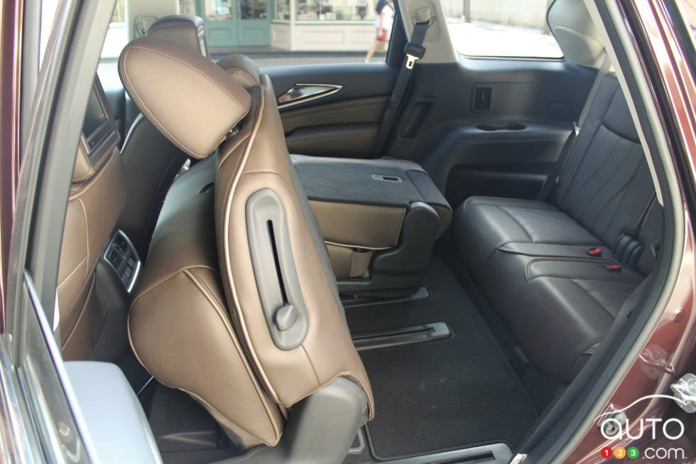 Accès à la troisième rangée