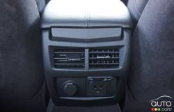 2016 Cadillac ATS V Coupe rear seats climate control