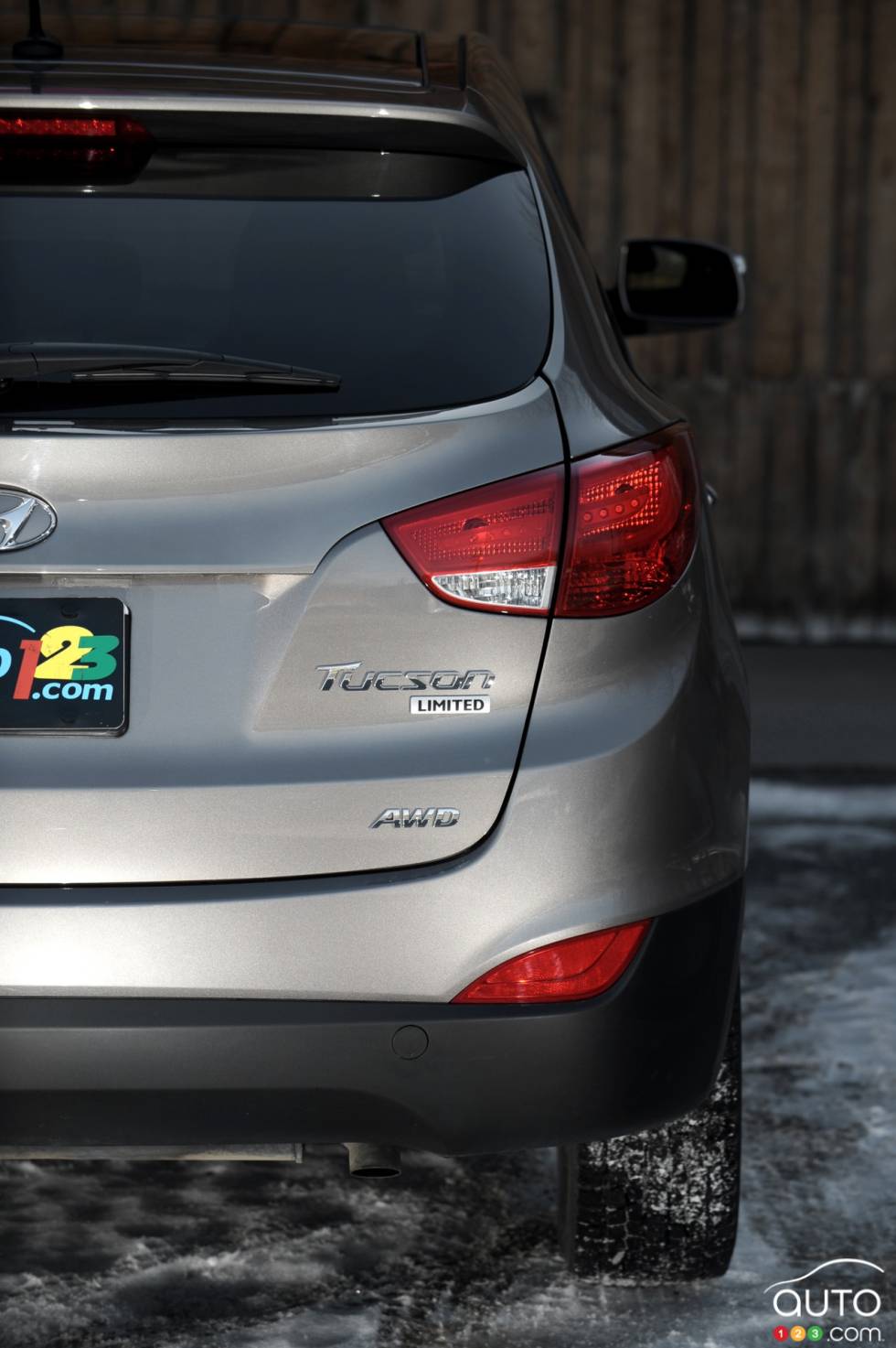 détails des feux arrières