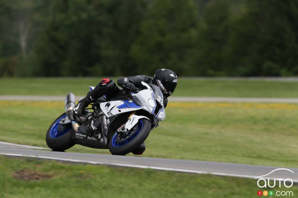 front 3/4 action view