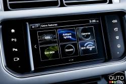 2016 Range Rover TD6 infotainement display