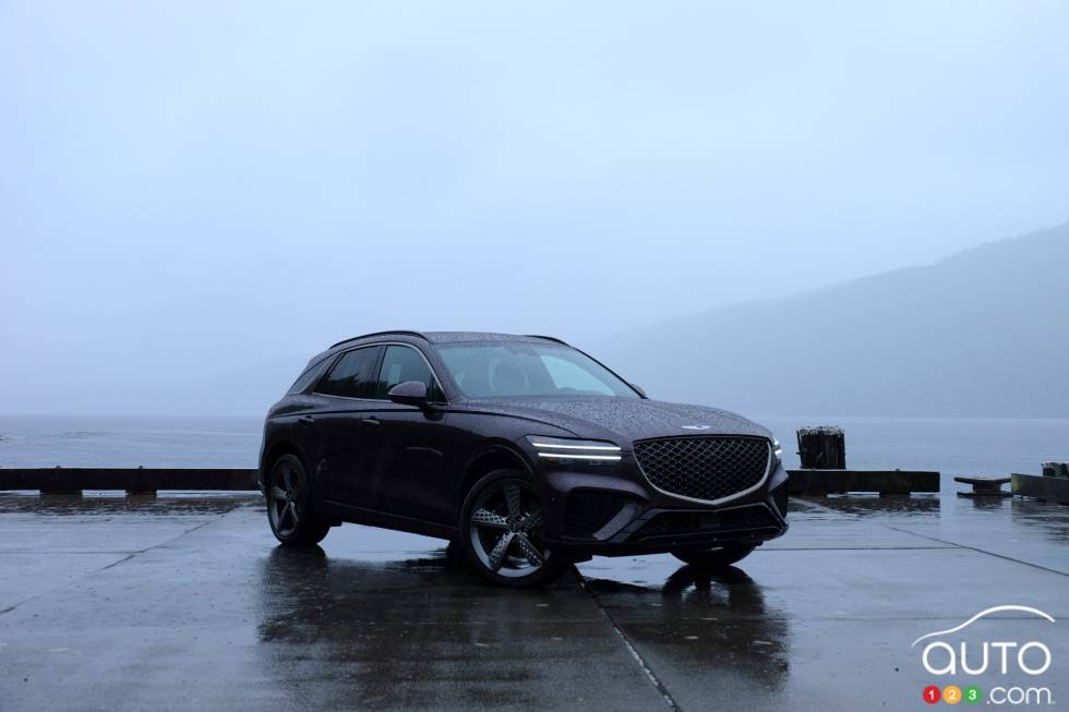 Nous partons en voyage avec le Genesis GV70 2022