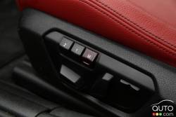 contrôle d'ajustements de siège